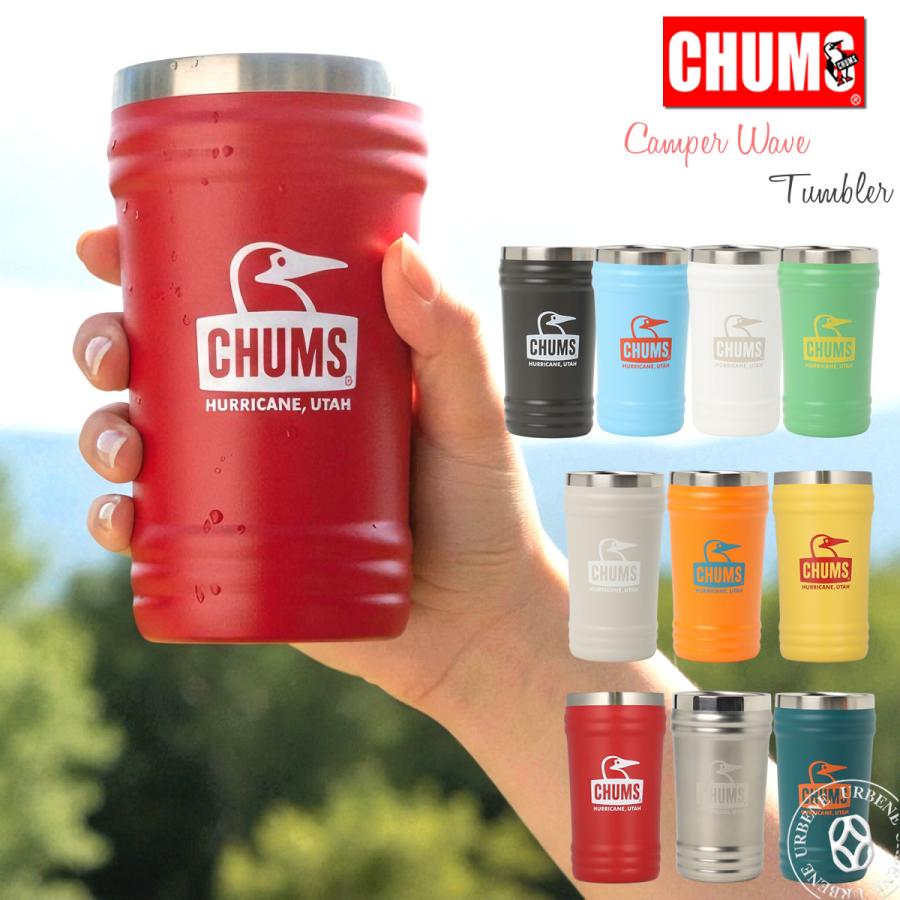 CHUMS（チャムス） キャンパーウェーブタンブラー 360ml 真空断熱 保冷