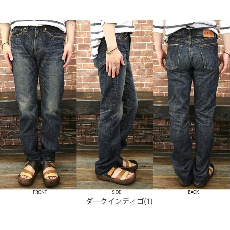 【38〜40インチ】エターナル ジーンズ Eternal ユーズド加工 レギュラーストレート ジーンズ デニムパンツ メンズ ボトムス 爆買の画像