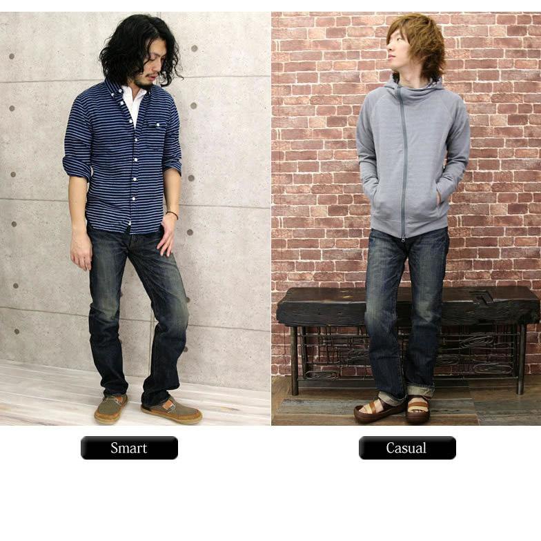 【38〜40インチ】エターナル ジーンズ Eternal ユーズド加工 レギュラーストレート ジーンズ デニムパンツ メンズ ボトムス 爆買の画像