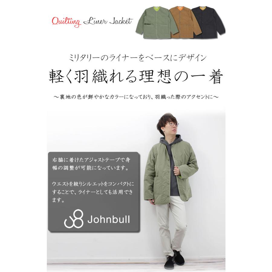 新品未開封　Johnbull キルティングライナージャケット　サイズ M Johnbull（ジョンブル） メンズ アウター キルティングライナー