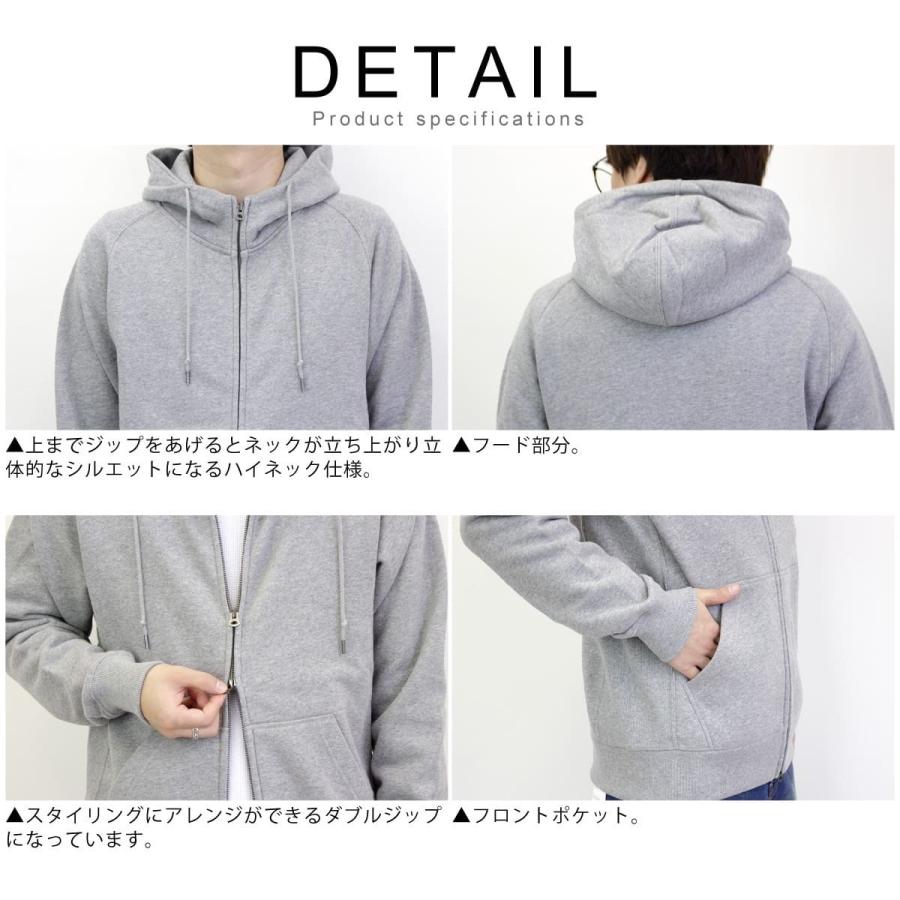 ジョンブル メンズ Johnbull フレンチテリージップパーカー ダブルジップ フリーダムスリーブ仕様 ブラック グレー 長袖 フード ライトアウター Johnbull ジーンズ パンツならurbene 通販 Yahoo ショッピング