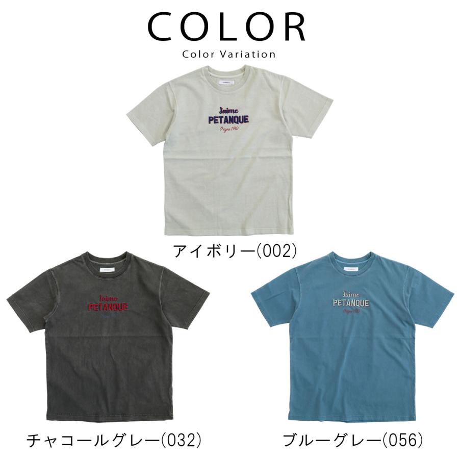 半袖Tシャツ ジョンブル メンズ レディース Johnbull ピグメントダイ ペタンク PETANQUE 男女兼用 ユニセックス 半袖Tシャツ 刺繍 シンプル アメカジ｜johnbull-pants｜07