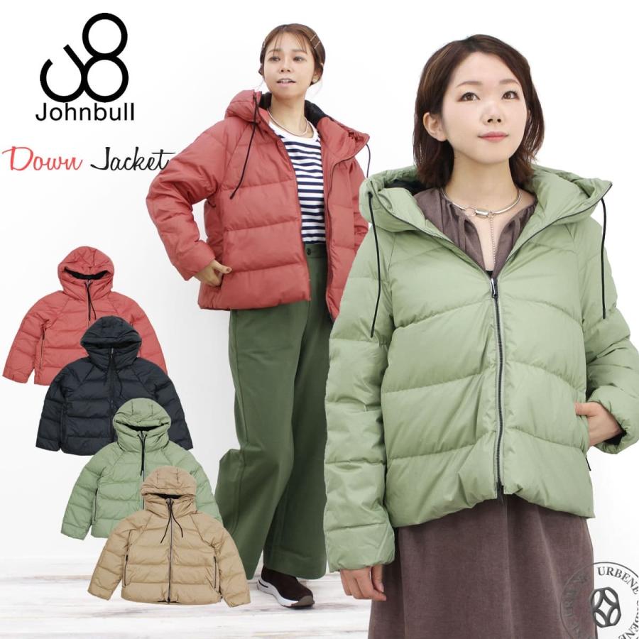 Johnbull（ジョンブル） レディース アウター フード ラグラン ダウン 