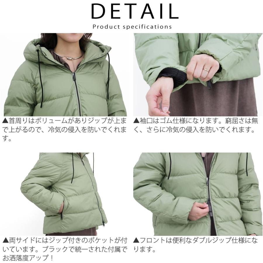 Johnbull（ジョンブル） レディース アウター フード ラグラン ダウン 