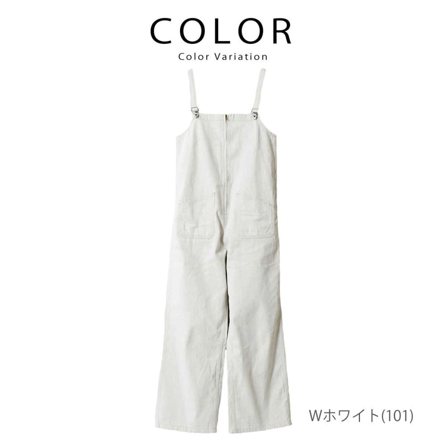 Johnbull（ジョンブル） サロペット レディース ホワイトデニム