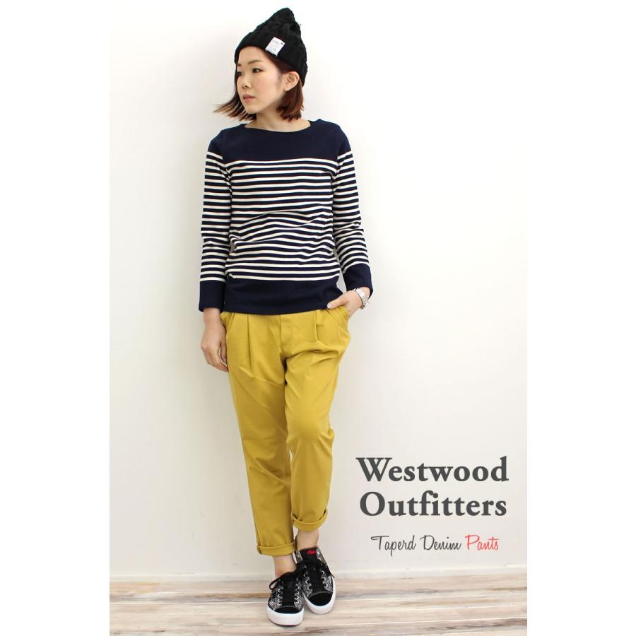 WWO405 ウエストウッドアウトフィッターズ Westwood Outfitters ストレッチ トリックジップ テーパード ストレッチ カラー タックパンツ おしゃれ｜johnbull-pants｜18