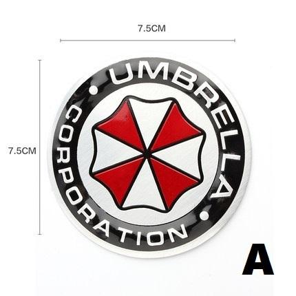 バイオハザード アンブレラ社 アルミステッカー : ジョンのお店 - 通販