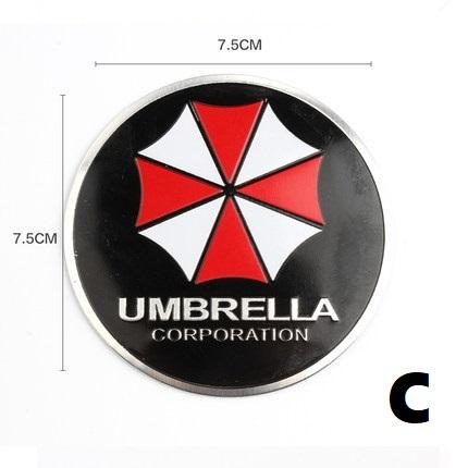 バイオハザード アンブレラ社 アルミステッカー : ジョンのお店 - 通販
