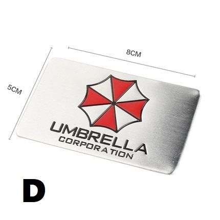 バイオハザード アンブレラ社 アルミステッカー : ジョンのお店 - 通販