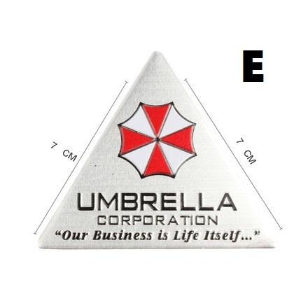 バイオハザード アンブレラ社 アルミステッカー : ジョンのお店 - 通販