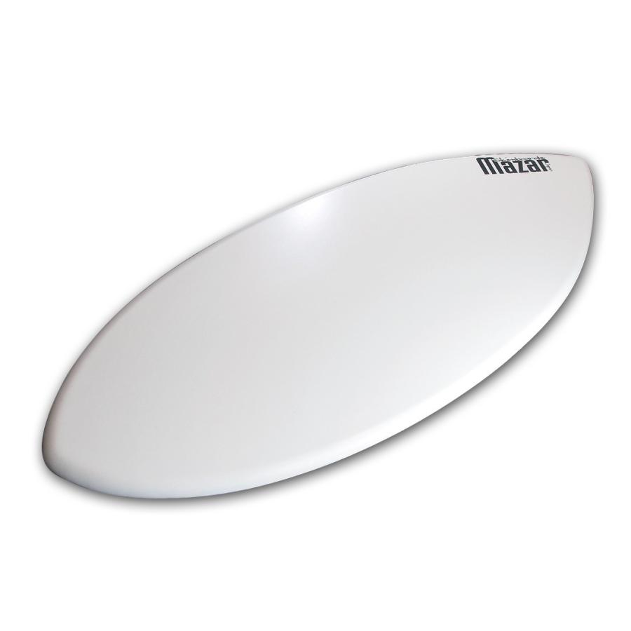 MAZAR スキムボード BASIC+133cm 601 WHITE-Art【日本製】 : 波と雪の