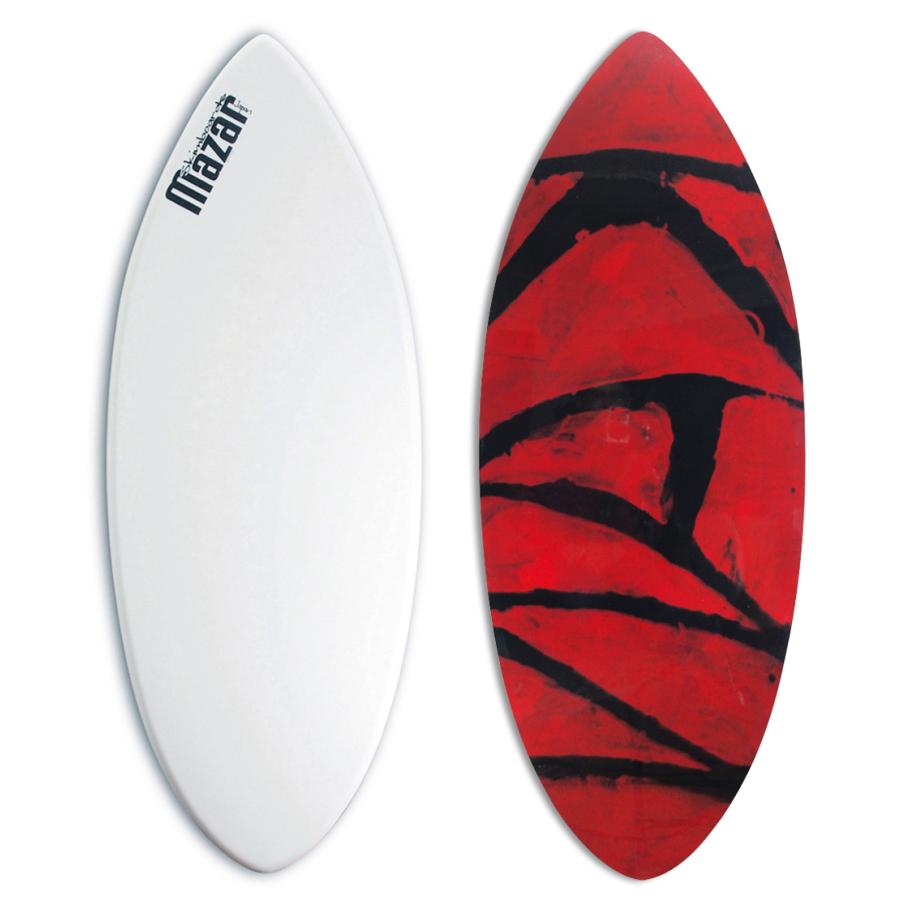 Mazar スキムボード MAZAR スキムボード BASIC+131.3cm 101 WHITE-Art マリンスポーツ