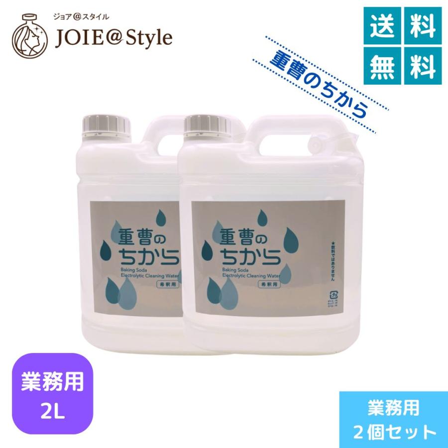 ★送料無料★重曹のちから(詰替パウチ)2L 業務用 2個 弱アルカリ性電解水 マルチクリーナー しつこい油汚れ 除菌 洗浄 消臭 爆買 | 