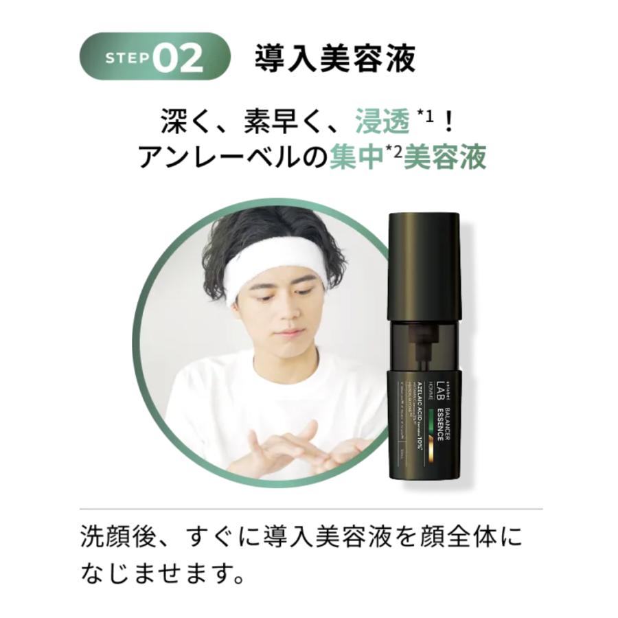 unlabel LAB アンレーベルオム 4点セット 美容液 洗顔 化粧水