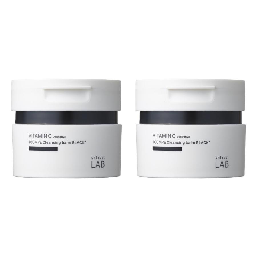unlabel LAB クレンジングバーム ブラック 炭 90g×2個セット アン