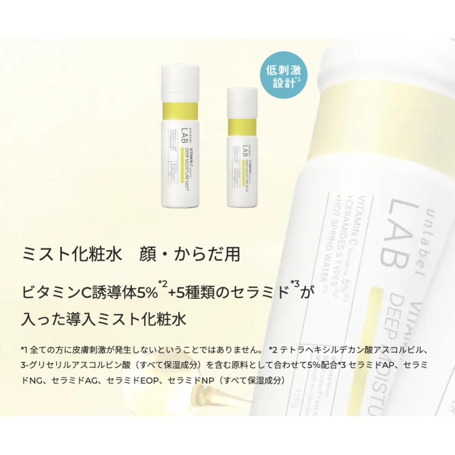 unlabel LAB ミスト化粧水 アンレーベルラボ ディープモイスチャー