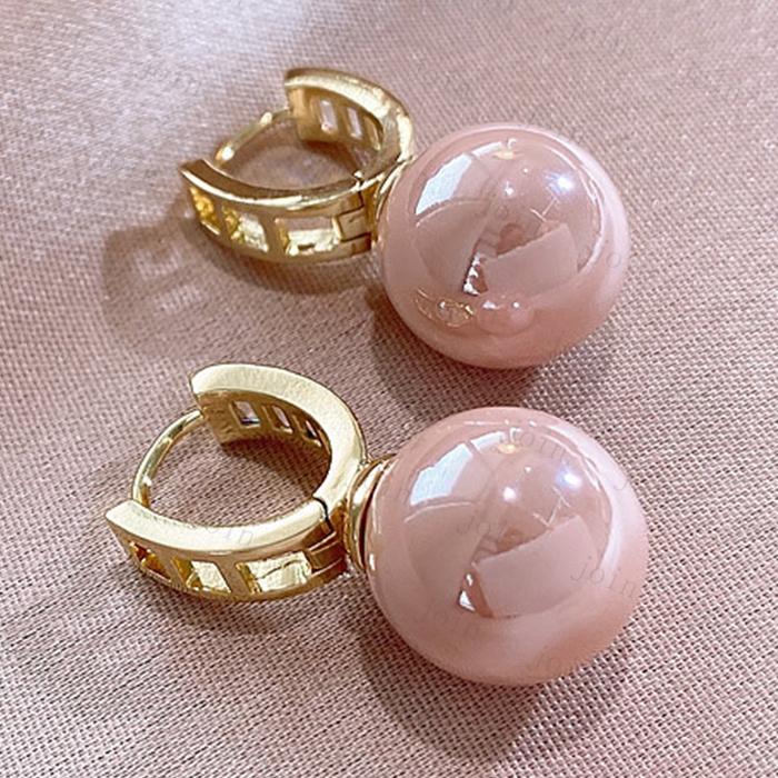 フープピアス パール 日本国内当日発送 パールピアス レディース 真珠 フープ ピンク 一粒 アクセサリー 大粒 揺れる 女性 彼女 エレガント プレゼント #a107 |  | 05