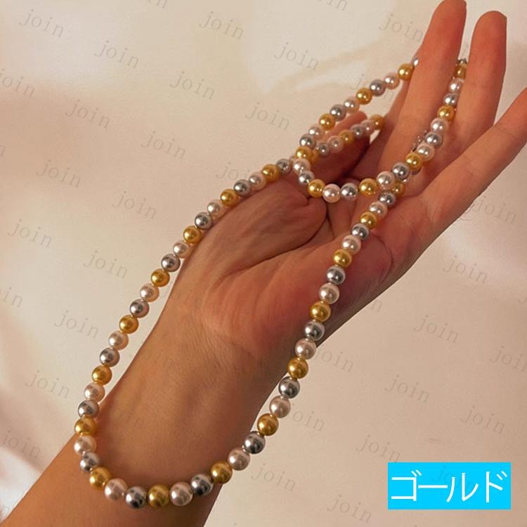 パールネックレス (a116#) 当日発送 2color 真珠 パール ネックレス レディース 結婚式 フォーマル 冠婚葬祭 フェイクパール 上品 アクセサリー 発表会 卒業式 |  | 04