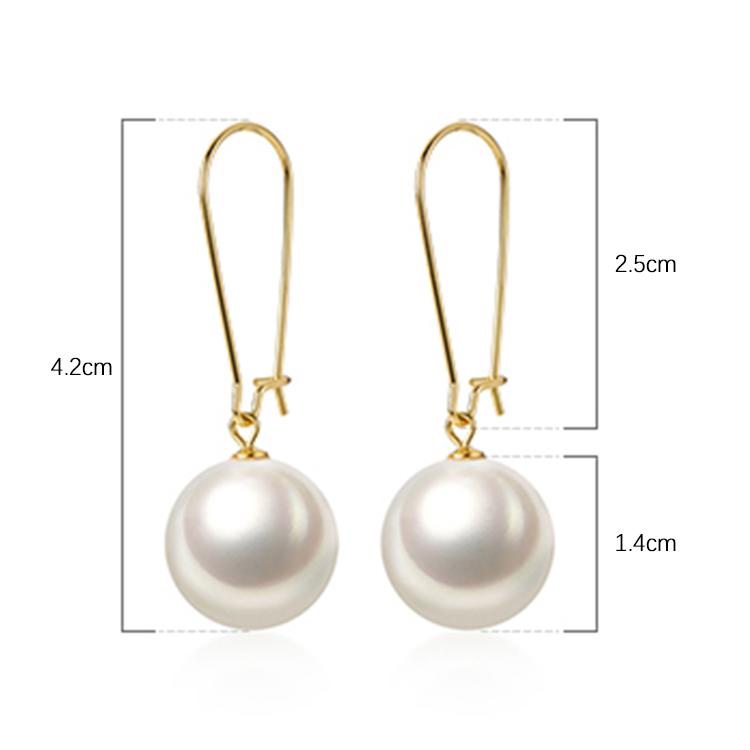 パールピアス 日本国内当日発送 フックピアス プラチナ シルバー925