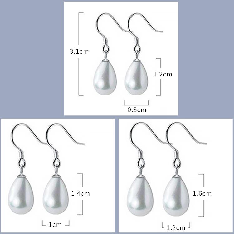 パールピアス 日本国内当日発送 フックピアス プラチナ 両耳 パール