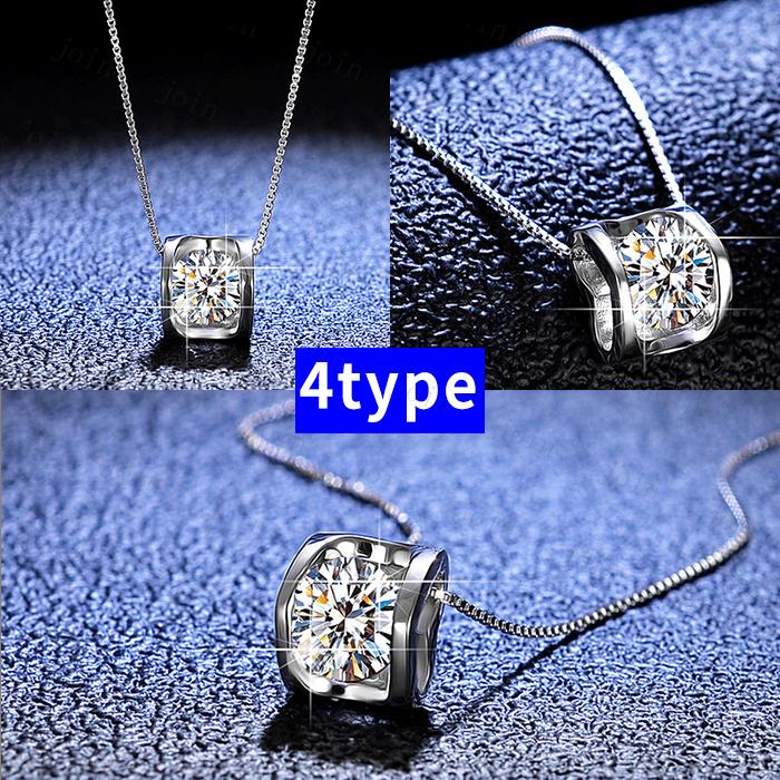 ネックレス レディース 日本国内当日発送 ダイヤモンドネックレス 一粒 1カラット おしゃれ シンプル ジュエリー プラチナ アクセサリー 女性 #a67 |  | 05