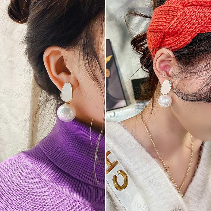 パール ピアス 日本国内当日発送 2color 真珠 ピアス レディース シルバー925 貝パール 大ぶり 金属アレルギー対応 普段使い かわいい #a77 |  | 04
