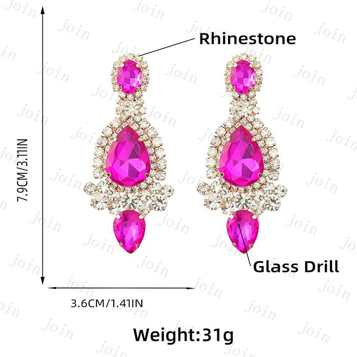 ロングピアス 日本国内当日発送 4color ピアス レディース 揺れる 人工宝石 ジュエリー 大粒 韓国 ファッション ウェディング ゆらゆら 結婚式 キラキラ #a91 |  | 09