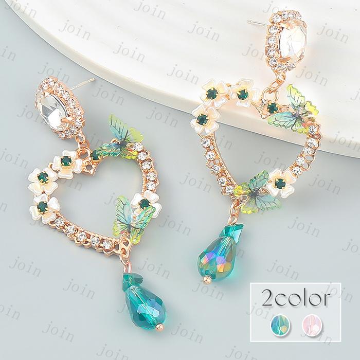 ピアス 日本国内当日発送 イヤリング ラインストーン キラキラ 結婚式 ロングピアス 大ぶり 大きめ 揺れる おしゃれ 上品 ジュエリー 韓国ファッション 女性#a94 | 