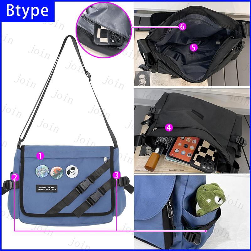 BA166#ショルダーバッグ メンズ 日本国内当日発送 2type 8color 斜めがけバッグ レディース 軽い 大きめ ナイロン スポーツ 通勤 通学 肩掛け ワンショルダー |  | 15