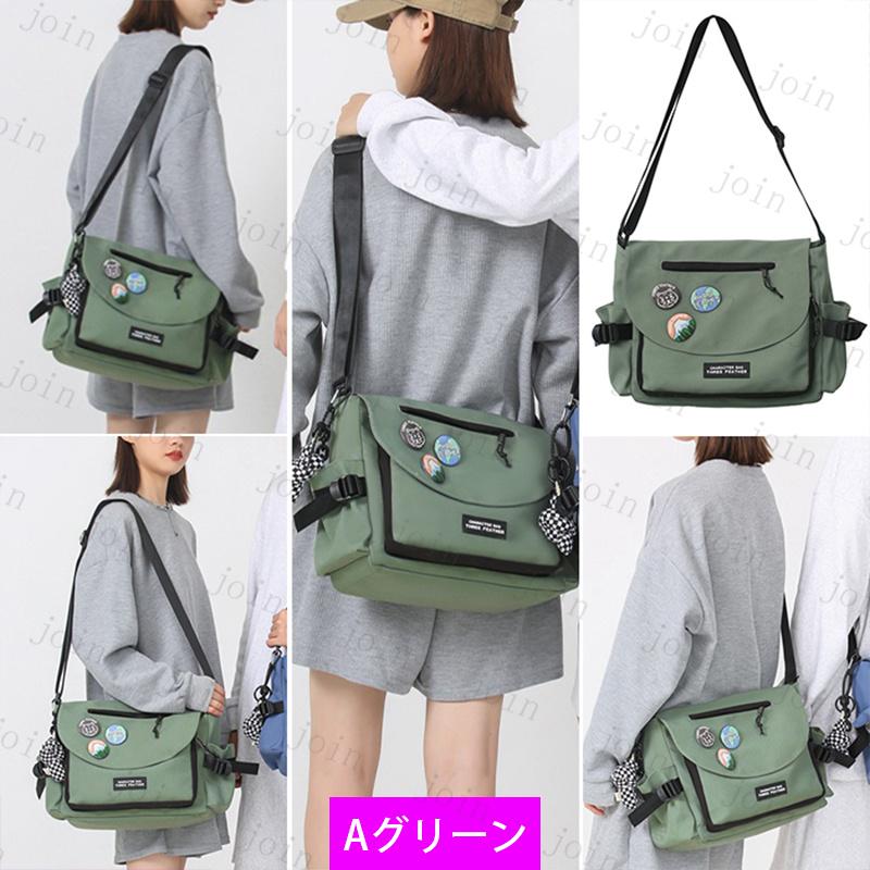 BA166#ショルダーバッグ メンズ 日本国内当日発送 2type 8color 斜めがけバッグ レディース 軽い 大きめ ナイロン スポーツ 通勤 通学 肩掛け ワンショルダー |  | 03