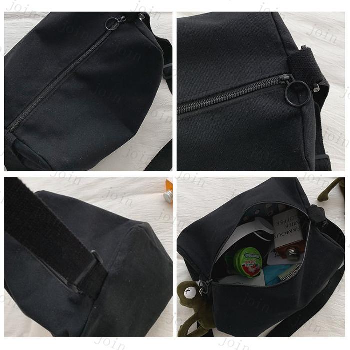 ショルダーバッグ レディース 斜めがけ (BA186#) 当日発送 2color キャンバスバッグ メンズ 大容量 斜め掛け 通勤 通学 帆布 ファスナー 軽量 おしゃれ 大きめ |  | 10