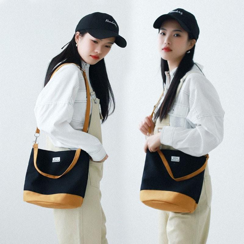 2wayショルダーバッグ 韓国 帆布バッグ ハンドバッグ韓国 ショルダーバッグママ 大容量トートバッグ帆布生地 ショルダーバッグレディース #ba200 |  | 03