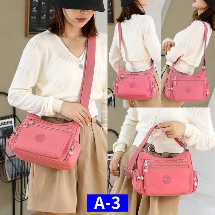 ショルダーバッグ レディース 大きめ 日本国内当日発送 20type 大容量バッグ おしゃれ 斜めがけ 大人 軽量 撥水 ナイロン 旅行 ファスナー シンプル #BA22 |  | 21