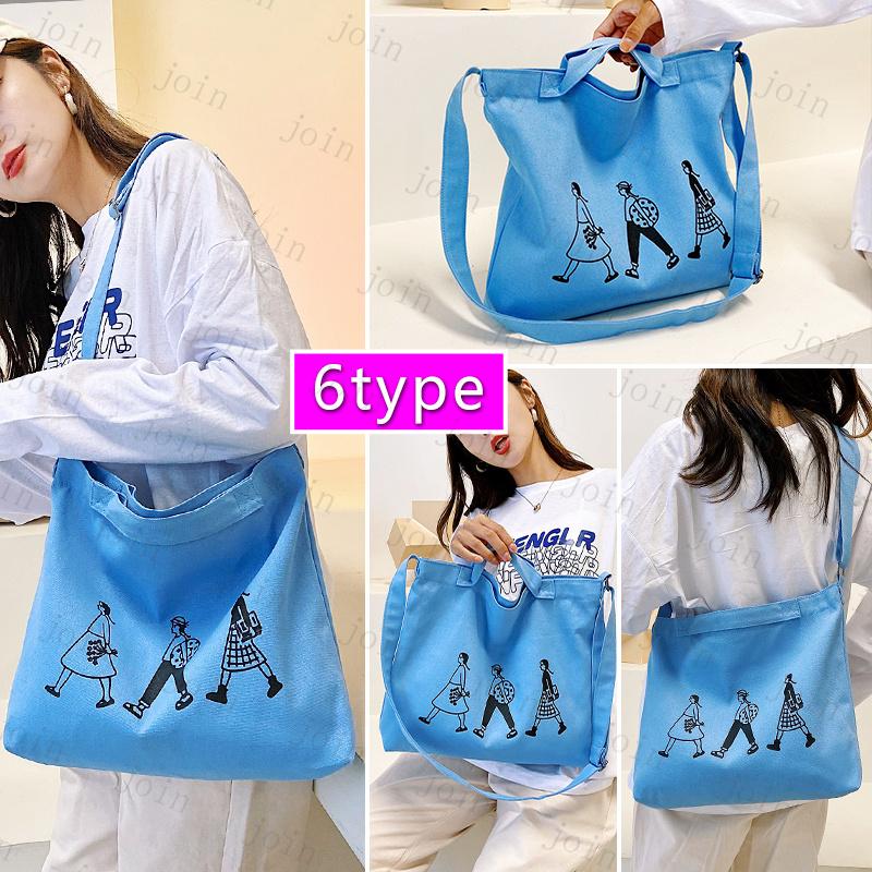 ba289# ショルダーバッグ  男女兼用 2way 大容量バッグ 韓国ファッション トートバッグ おしゃれ レディース 斜めがけ 帆布ショルダーバッグ |  | 21