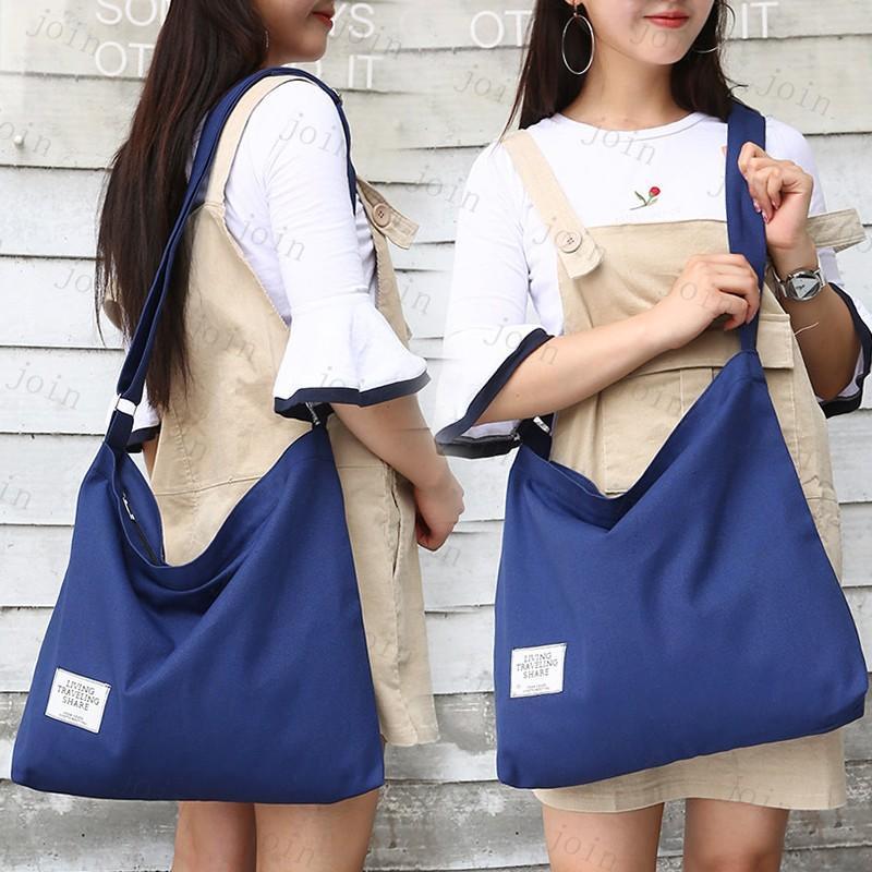 ショルダーバッグ レディース (BA82) 日本国内当日発送 8colors 斜め掛けバッグ 大容量 シンプル 男女兼用 帆布ショルダーバッグ メンズ 通学 韓国 キャンパス |  | 08