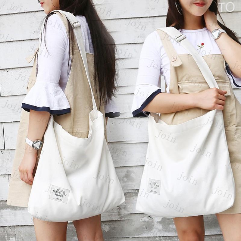 ショルダーバッグ レディース (BA82) 日本国内当日発送 8colors 斜め掛けバッグ 大容量 シンプル 男女兼用 帆布ショルダーバッグ メンズ 通学 韓国 キャンパス |  | 11