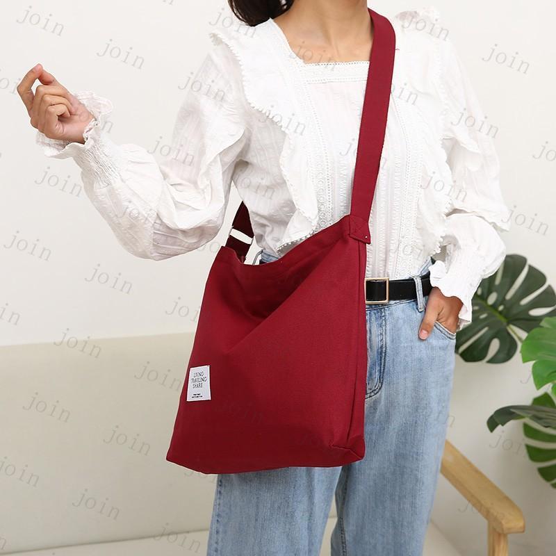 ショルダーバッグ レディース (BA82) 日本国内当日発送 8colors 斜め掛けバッグ 大容量 シンプル 男女兼用 帆布ショルダーバッグ メンズ 通学 韓国 キャンパス |  | 12