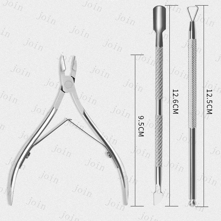 ネイルニッパー 日本国内当日発送 3点セット キューティクルニッパー 甘皮処理 プッシャー ネイルケア 手足 ステンレス ネイルアート 爪切り 甘皮切り #br100 |  | 09