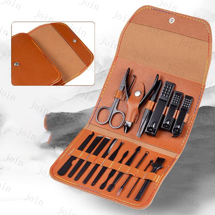 グルーミングセット 日本国内当日発送 16点セット 爪切り 毛抜き ネイルケア 携帯便利 爪やすり 甘皮切り 眉はさみ ニッパー ステンレス 美爪 #br111 |  | 08