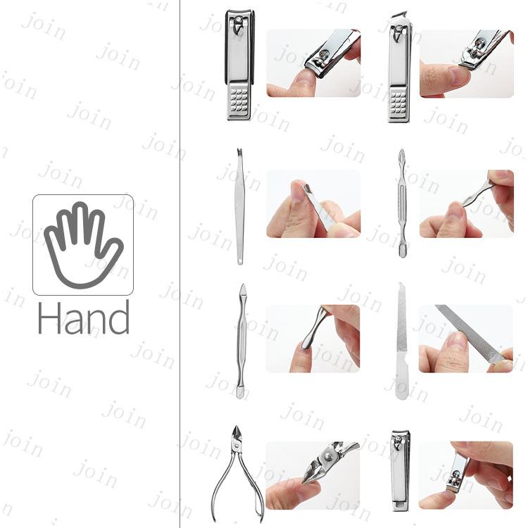 身だしなみセット26点 日本国内当日発送 爪切りセット つめ切り 耳かき 女性用 男性用 ニッパー ネイルケア エチケットセット ステンレス製 甘皮取り #br113 |  | 02