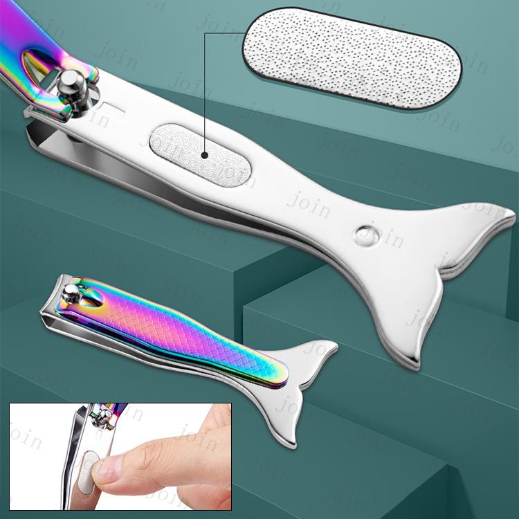 爪切りセット 日本国内当日発送 つめきり 2個セット 飛び散り防止 ツメキリ つめ切り ステンレス製 爪やすり ヤスリ ネイルケア 爪ケア  お手入れ #br114 |  | 03