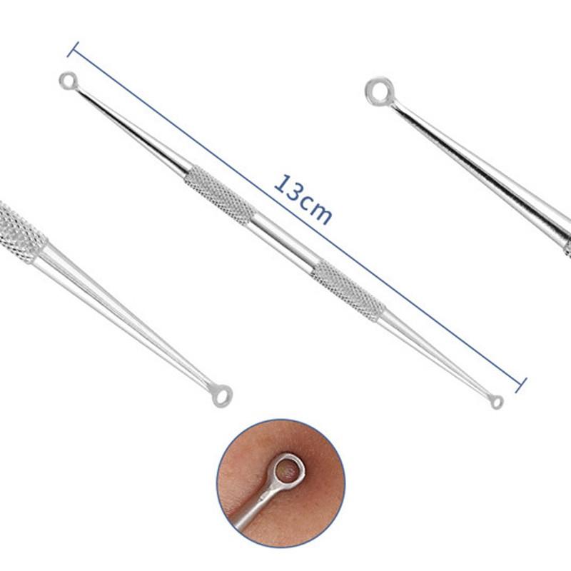 6本setニキビ針 にきび針 黒ずみ取り ニキビ取り 毛穴ケア専用キット 角栓プッシャー コメドプッシャー 送料無料 #BR11 |  | 05