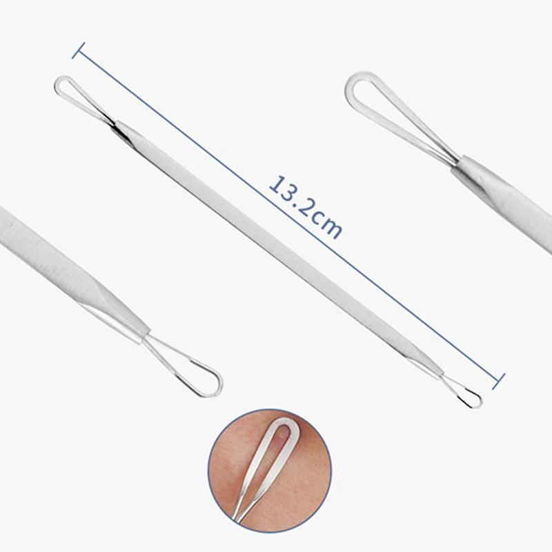 6本setニキビ針 にきび針 黒ずみ取り ニキビ取り 毛穴ケア専用キット 角栓プッシャー コメドプッシャー 送料無料 #BR11 |  | 06