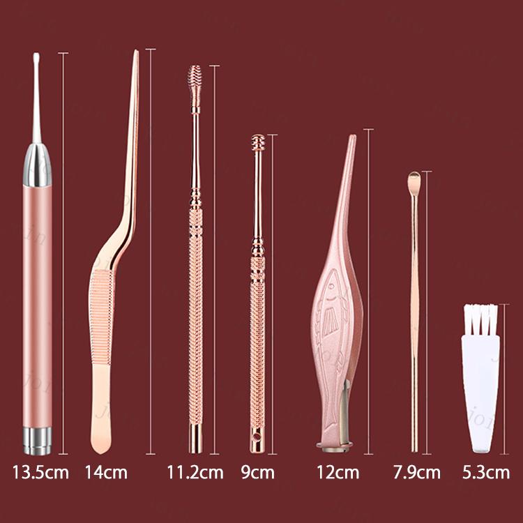 光る耳かき 日本国内当日発送 9点セット ピンセット 子供 大人 耳掻き 耳そうじ LEDライト 耳掃除 みみかき ステンレス 耳垢 安全 光るピンセット #br124 |  | 06