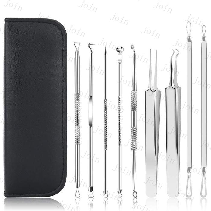 ニキビ取る器具 日本国内当日発送 9点セット ニキビケア 角栓除去 ピンセット 毛穴ケア 黒ずみ 角質除去 いちご鼻 フェイスケア 黒ニキビ #br127 |  | 02