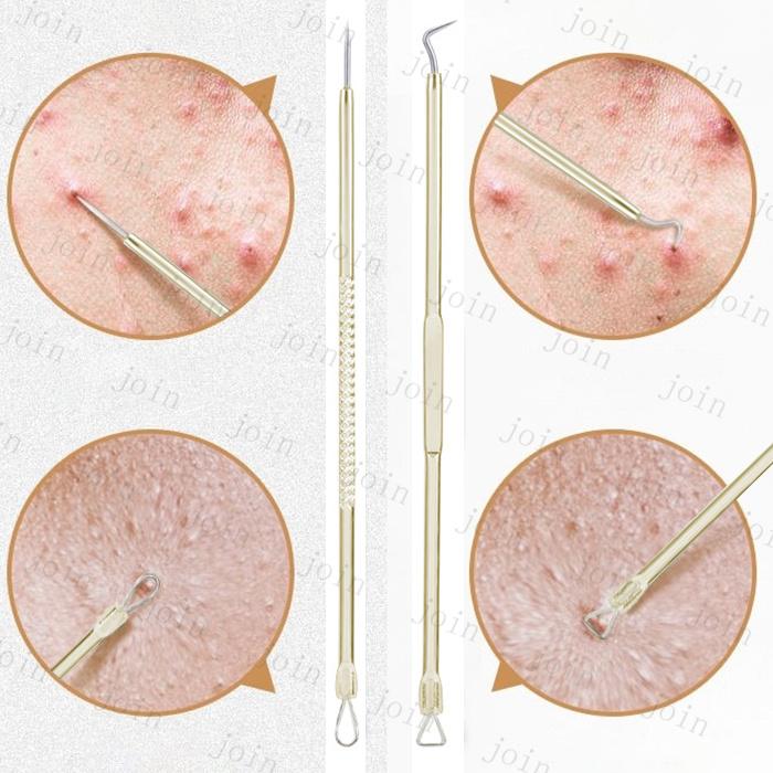 ニキビ取り 道具 日本国内当日発送 5本セット ピンセット 精密 プロ仕様 ニキビ跡 毛穴ケア 角栓 除去 コメドプッシャー ステンレス ケース付き #br130 |  | 06