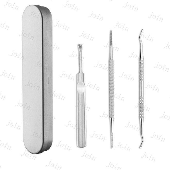 爪垢取り 爪リフター 甘皮処理 日本国内当日発送 3本セット ネイルケア グッズ 甘皮 プッシャー 手足 ステンレス ネイルシール マニキュア #br132 |  | 01