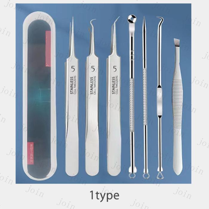 毛穴ケア専用キット (br135) 日本国内当日発送 7本セット 角栓取り 毛穴 毛抜き ピンセット 小鼻 黒ずみ ニキビ取り コメドプッシャー 黒ずみ取り スキンケア |  | 04
