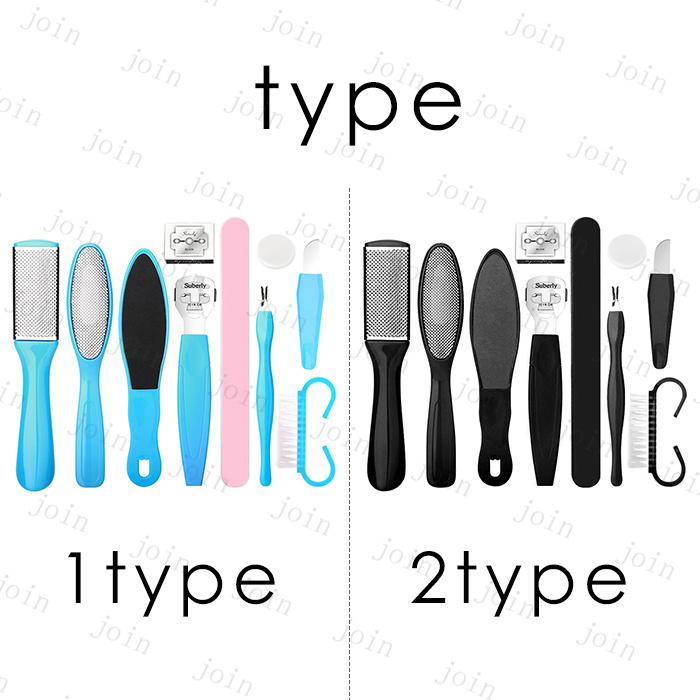 かかと ヤスリ 日本国内当日発送 フットケア 10点セット かかとケア 角質取り 足裏 角質除去 かかと つるつる 爪磨き 足 男女兼用 足爪 角質ケア #br137 |  | 01