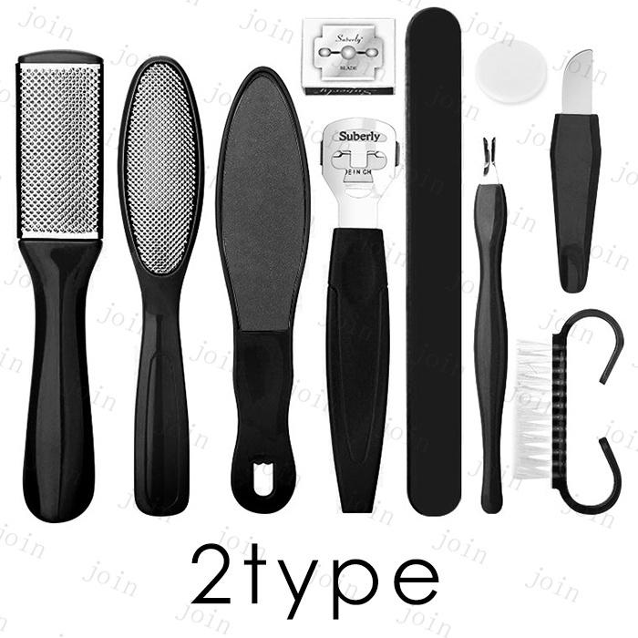 かかと ヤスリ 日本国内当日発送 フットケア 10点セット かかとケア 角質取り 足裏 角質除去 かかと つるつる 爪磨き 足 男女兼用 足爪 角質ケア #br137 |  | 03